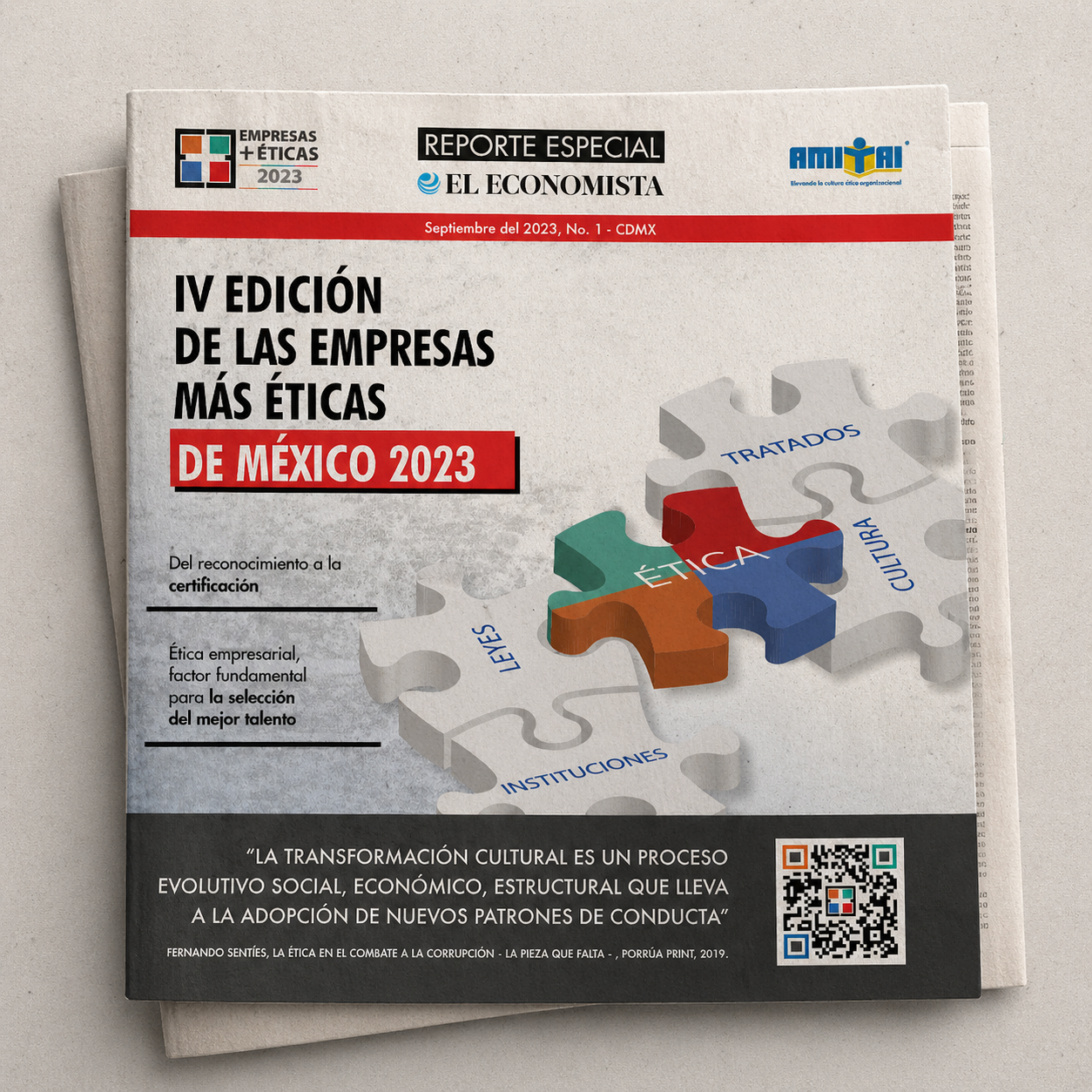 Empresas Más Éticas supplement cover 2023 · El Economista