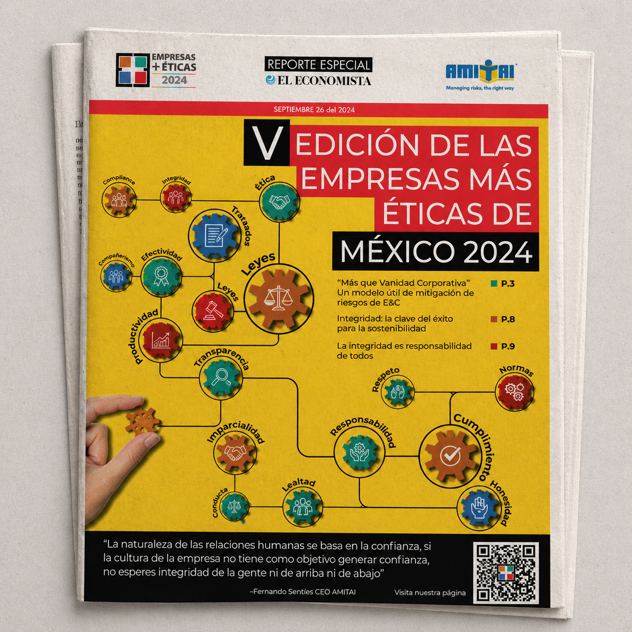 Empresas Más Éticas supplement cover 2024 · El Economista