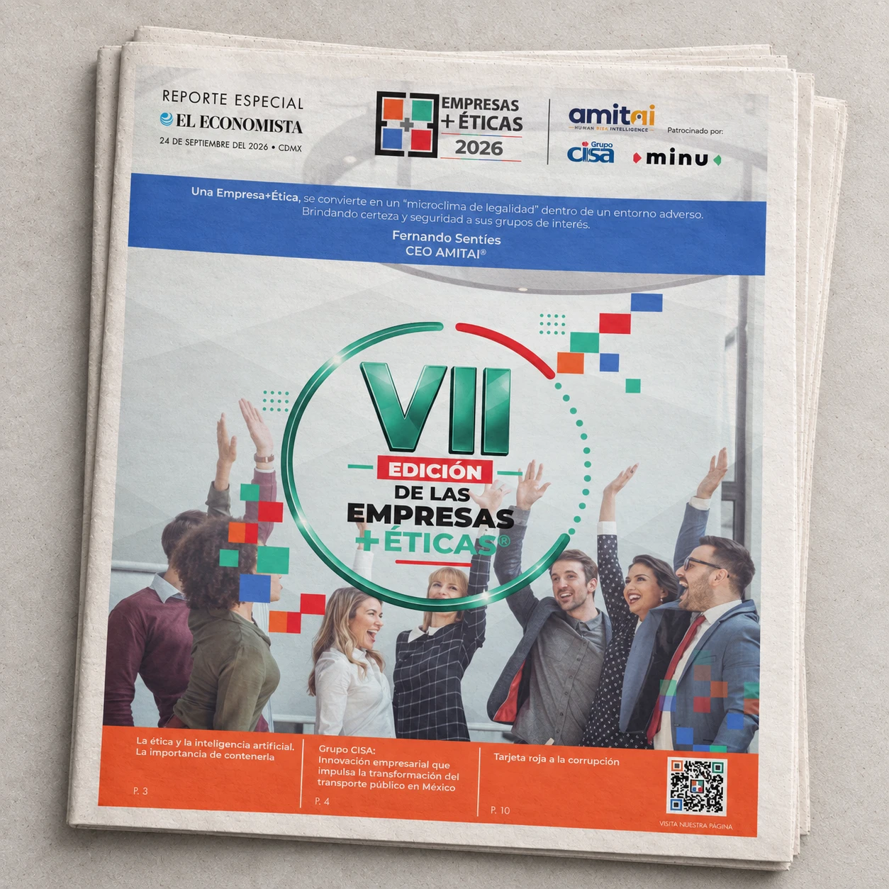 Empresas Más Éticas supplement cover 2026 · El Economista
