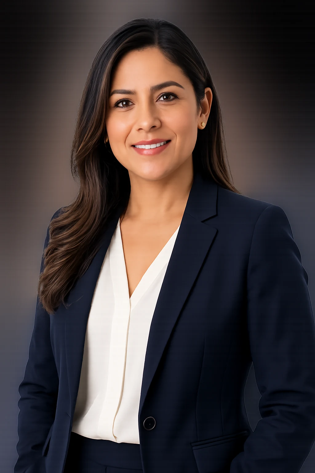 Ejecutiva representando las soluciones AMITAI para Colombia