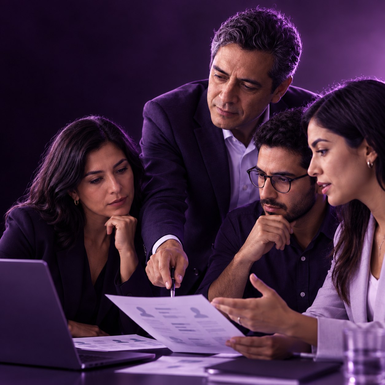 Equipo directivo analizando ética, cumplimiento y cultura organizacional con Company Risk Index